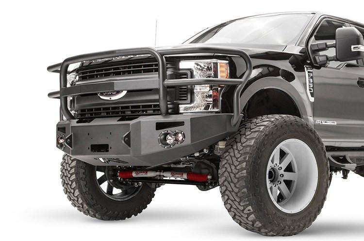 Fab Fours FS17-A4150-1 Ford F250/F350 Superduty 2017-2022 Premium Front  Winch Bumper Full Guard