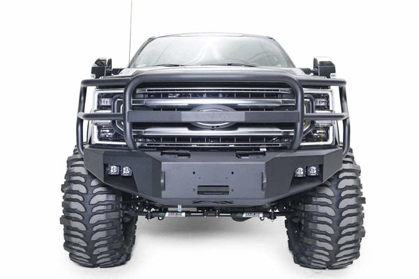 Fab Fours FS17-A4160-1 Ford F250/F350 Superduty 2017-2021 New Premium Front Winch Bumper Full Guard-BumperStock
