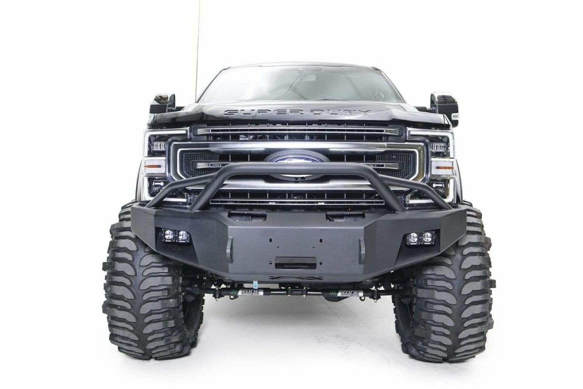 Fab Fours FS17-A4162-1 Ford F250/F350 Superduty 2017-2021 New Premium Front Winch Bumper Pre-Runner Guard-BumperStock