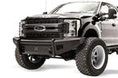 Fab Fours FS17-Q4161-1 Ford F250/F350/F450/F550 Super Duty 2017-2021 Black Steel Elite Front Bumper No Guard-BumperStock