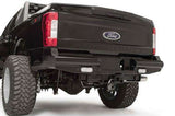 Fab Fours FS17-T4150-1 Ford F250/F350 Super Duty 2017-2021 Black Steel Rear Bumper-BumperStock