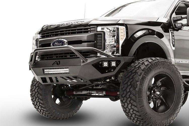 Fab Fours FS17-V4152-1 Ford F250/F350 Superduty 2017-2021 Vengeance Front Bumper Pre-Runner Guard-BumperStock