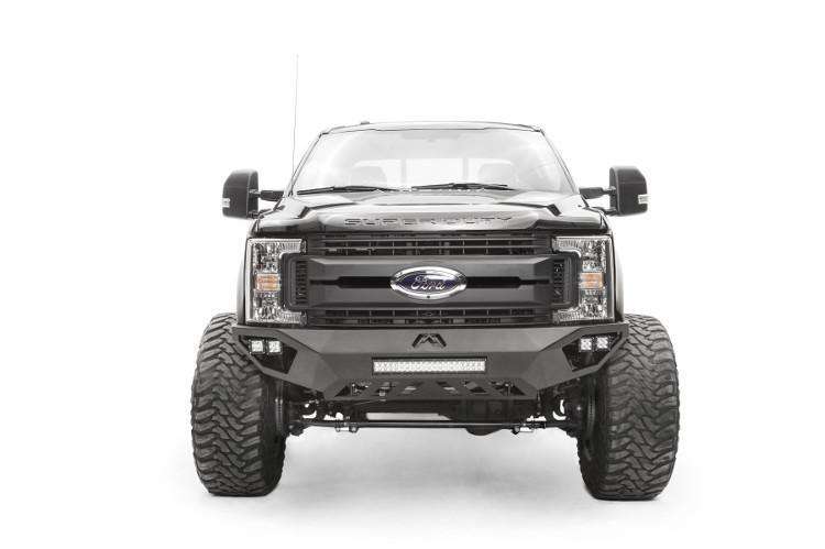 Fab Fours FS17-V4251-1 Ford F450/F550 Superduty 2017-2021 Vengeance Front Bumper No Guard-BumperStock