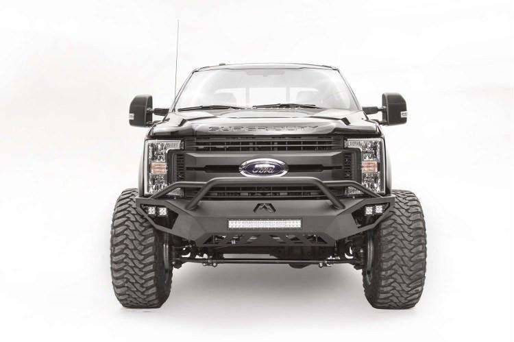 Fab Fours FS17-V4252-1 Ford F450/F550 Superduty 2017-2021 Vengeance Front Bumper Pre-Runner Guard-BumperStock