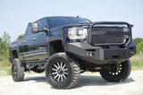 Fab Fours GM14-A3150-1 GMC Sierra 2500/3500 HD 2015-2019 Premium Front Bumper Winch Ready Full Guard Non-Sensor-BumperStock