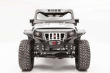 Fab Fours GR1000-1 Jeep Wrangler JK 2007-2018 Grumper Stubby Front Bumper-BumperStock