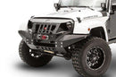 Fab Fours GR1010-1 Jeep Wrangler JK 2007-2018 Grumper Full-Width Front Bumper-BumperStock