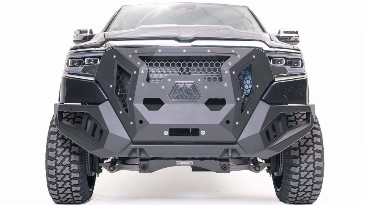 Fab Fours GR4200-1 Dodge Ram 1500 2019-2021 Grumper Front Bumper-BumperStock