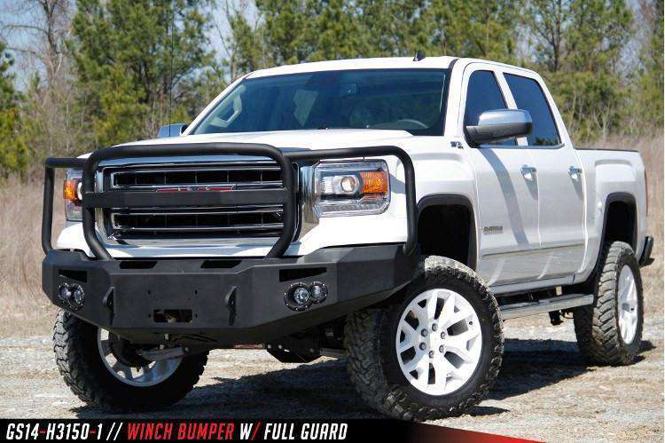 Fab Fours GS14-H3150-1 GMC Sierra 1500 2014-2015 Premium Front Bumper ...