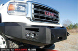 Fab Fours GS14-H3151-1 GMC Sierra 1500 2014-2015 Premium Front Bumper Winch Ready No Guard Non-Sensor-BumperStock