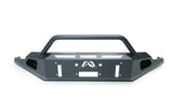 Fab Fours GS19-RS3962-1 GMC Sierra 1500 2019-2021 Red Steel Winch Front Bumper Pre-Runner Guard - BumperStock