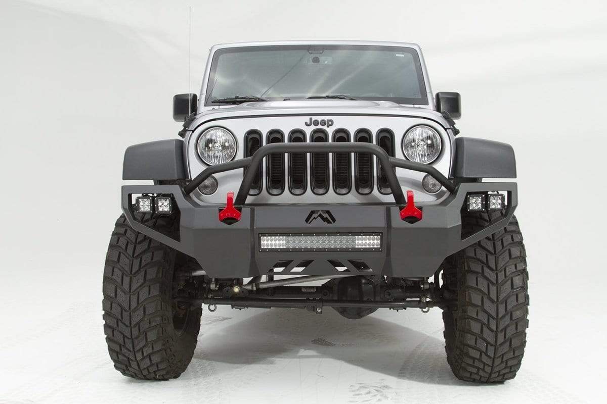 Fab Fours JK07-D1852-1 Vengeance Jeep Wrangler JK Front Bumper 2007 ...