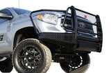 Fab Fours TT07-K1860-1 Toyota Tundra 2007-2013 Black Steel Front Bumper Full Guard - BumperStock