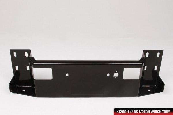 Fab Fours TT14-K2861-1 Toyota Tundra 2014-2021 Black Steel Front Bumper No Guard-BumperStock