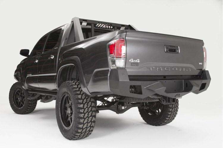 Fab Fours TT16-E3651-1 Toyota Tacoma 2016-2023 Vengeance Rear Bumper ...