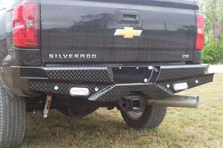 Frontier 100-21-5013 Diamond Chevy Silverado 1500 2014-2018 Rear Bumper-BumperStock