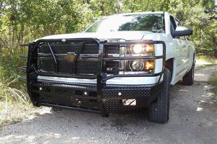 Frontier 300-21-4009 Original Chevy Silverado 1500 2014-2015 Front Bumper - BumperStock