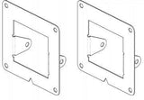 Go Rhino 241742T Bumper Light Plates (Dually)-BumperStock