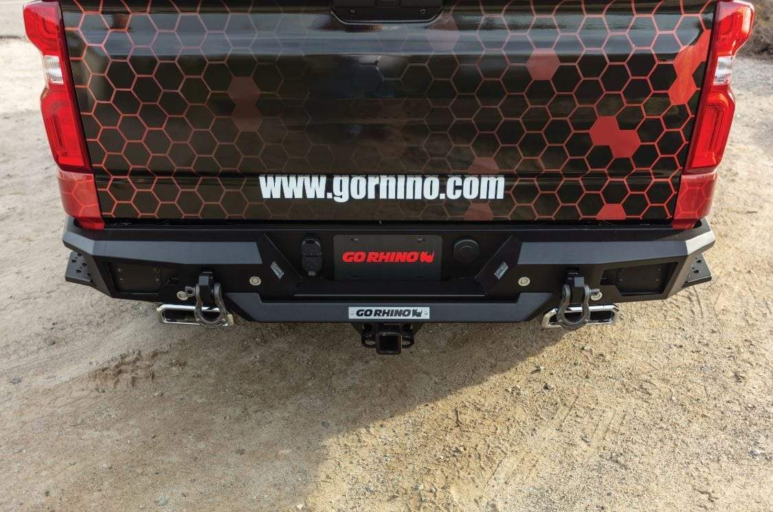 Go Rhino 28176T 2019-2022 Chevy Silverado 1500 BR20 Rear Bumper - BumperStock