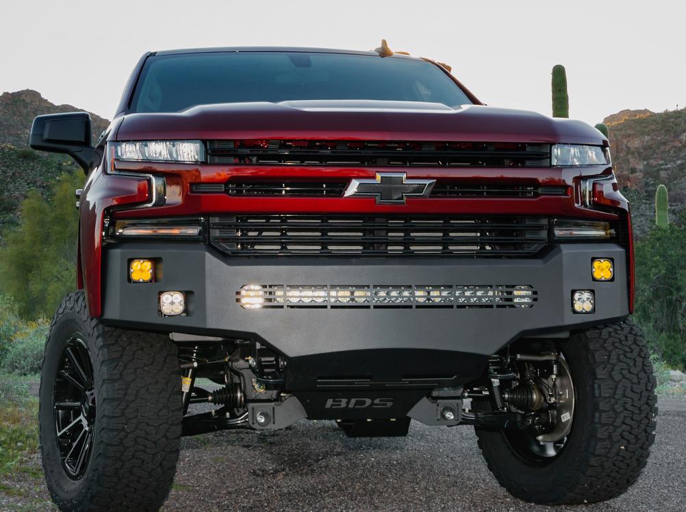 ICI AL-FBM21CHN 2019-2022 Alumilite Chevy Silverado 1500 Front Bumper ...