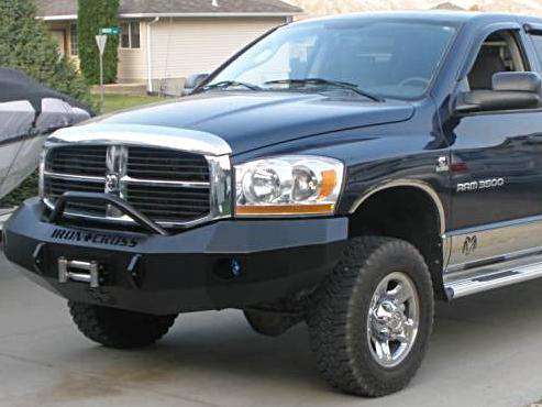 Iron Cross 2006-2008 Dodge Ram 1500 Winch Front Bumper With Push Bar 22-615-06-BumperStock