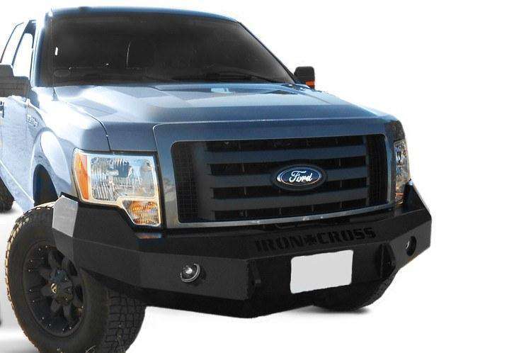 Iron Cross 2009-2014 Ford F150 Eco-Boost Base Front Winch Bumper 20-415-09-BumperStock