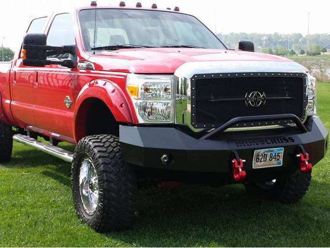 Iron Cross 2011-2016 FORD F250/F350 Winch Front Bumper With Push Bar 22-425-11-BumperStock