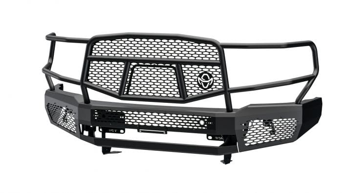 Ranch Hand MFC151BM1 2015-2019 Chevy Silverado 2500/3500 HD Midnight Front Bumper with Grille Guard-BumperStock