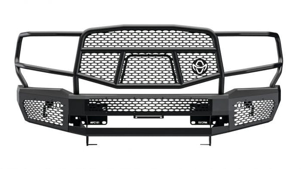 Ranch Hand MFC151BM1 2015-2019 Chevy Silverado 2500/3500 HD Midnight Front Bumper with Grille Guard-BumperStock