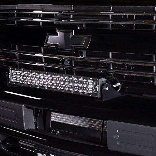 PIAA 26-06120 Quad Series 20" Dual Row Led Light Bar Kit in Combo Beam-BumperStock