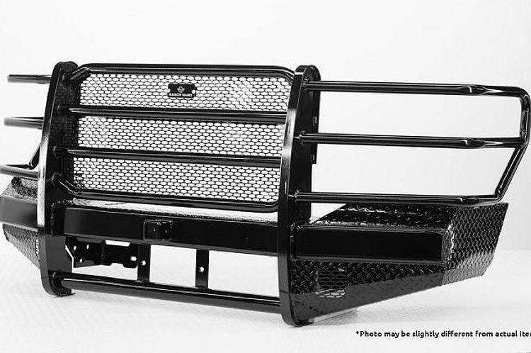 Ranch Hand FBC115BLR 2011-2014 Chevy Silverado 2500/3500 HD Sport Front Bumper 15K Winch Ready-BumperStock