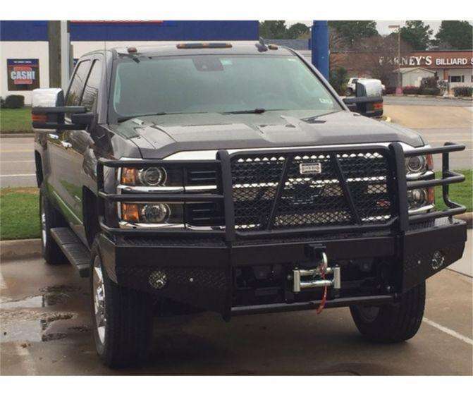 Ranch Hand FBC155BLR 2015-2019 Chevy Silverado 2500/3500 HD Sport Series Front Bumper 15K Winch Ready-BumperStock