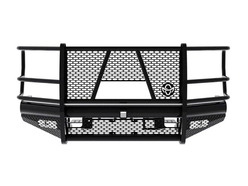 Ranch Hand Legend FBF201BLRC front bumper with full grille guard on Ford F350 Super Duty - BumperStock