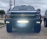 Ranch Hand MFC151BMN 2015-2019 Chevy Silverado 2500/3500 HD Midnight Front Bumper without Grille Guard-BumperStock