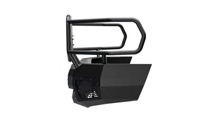 Ranch Hand MFD191BM1 2019-2022 Dodge Ram 2500/3500 Midnight Front Bumper with Grille Guard - BumperStock