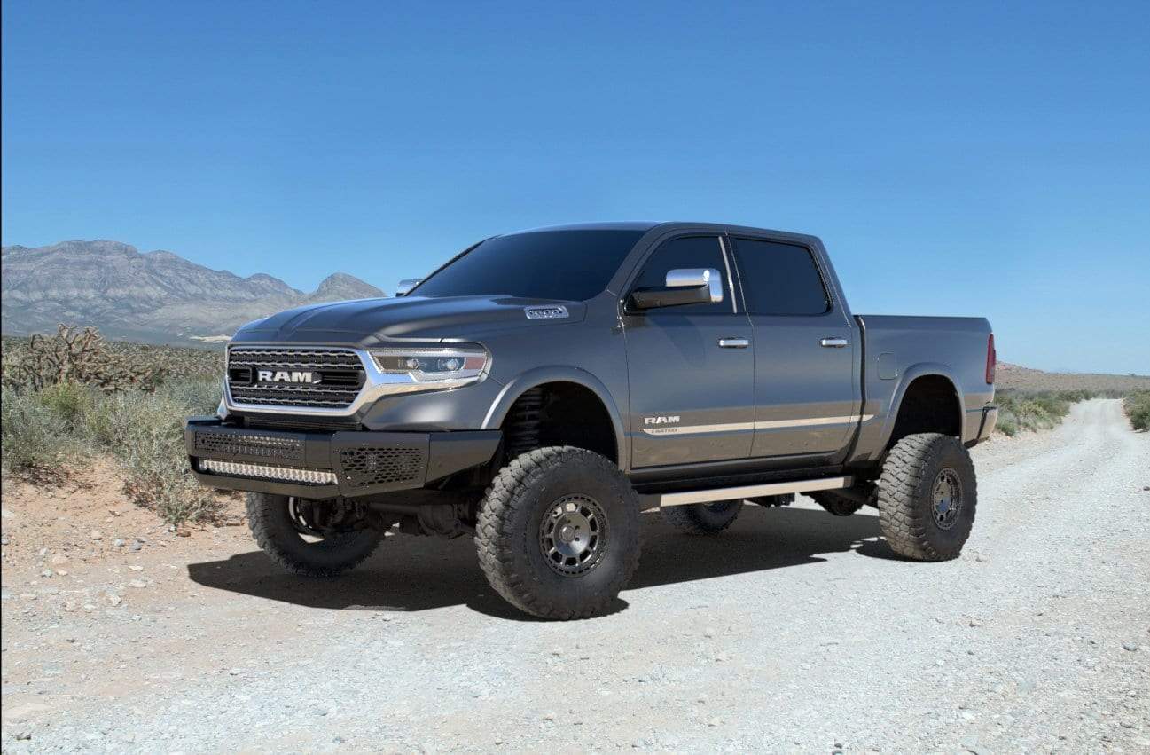 Ranch Hand MFD19HBMN 2019-2022 Dodge Ram 1500 Midnight Front Bumper - BumperStock