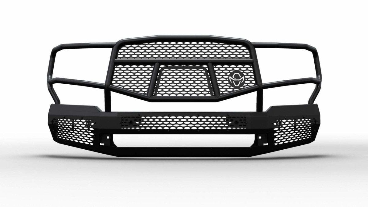 Ranch Hand MFF18HBM1 2018-2020 Ford F150 Midnight Front Bumper with Grille Guard-BumperStock