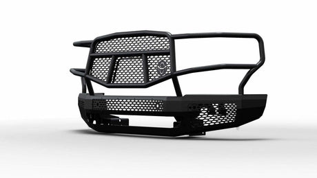Ranch Hand MFF201BM1 2017-2021 Ford F250/F350 Midnight Front Bumper with Grille Guard-BumperStock