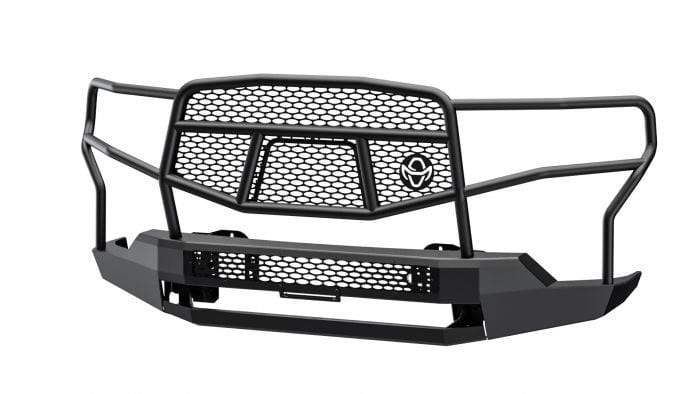 Ranch Hand MFG19HBM1 2019-2021 GMC Sierra 1500 Midnight Front Bumper with Grille Guard-BumperStock