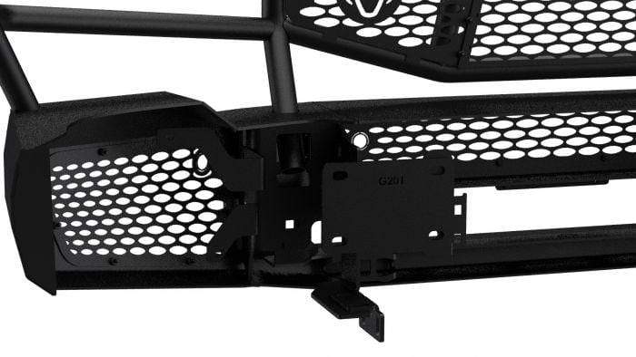 Ranch Hand MFG201BM1 2020-2023 GMC Sierra 2500/3500 HD Midnight Front Bumper with Grille Guard - BumperStock