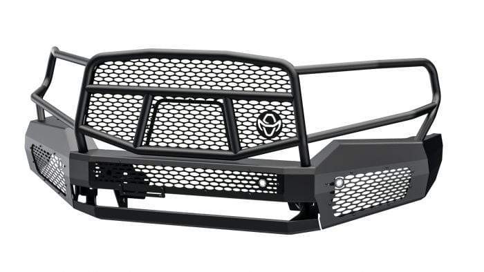 Ranch Hand MFT16MBM1 2016-2022 Toyota Tacoma Midnight Front Bumper with Grille Guard - BumperStock