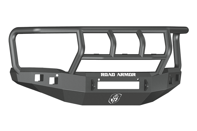 Road Armor 214R2B-NW 2014-2015 GMC Sierra 1500 Stealth Front Non-Winch Bumper Titan II Guard-BumperStock