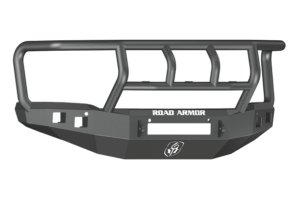 Road Armor 214R2B-NW 2014-2015 GMC Sierra 1500 Stealth Front Non-Winch Bumper Titan II Guard-BumperStock