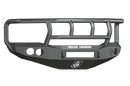Road Armor 44062B-NW 2006-2009 Dodge Ram 2500/3500/4500/5500 Non-Winch Front Bumper with Titan II Guard and Round Light Holes - Satin Black-BumperStock