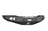 Road Armor 44070B 2006-2008 Dodge Ram 1500 Winch Front Bumper with Base Guard and Round Light Holes - Satin Black-BumperStock