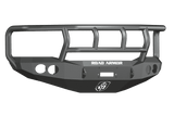 Road Armor 44072B 2006-2008 Dodge Ram 1500 Winch Front Bumper with Titan II Guard and Round Light Holes - Satin Black-BumperStock