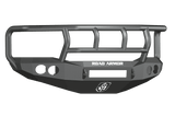 Road Armor 44072B-NW 2006-2008 Dodge Ram 1500 Non-Winch Front Bumper with Titan II Guard and Round Light Holes - Satin Black-BumperStock