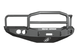 Road Armor 44075B 2006-2008 Dodge Ram 1500 Winch Front Bumper with Lonestar Guard and Round Light Holes - Satin Black-BumperStock