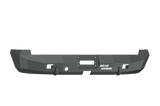 Road Armor 44100B 2003-2009 Dodge Ram 2500/3500/4500/5500 Winch Rear Bumper with Base Guard and Rectangle Light Holes - Satin Black-BumperStock