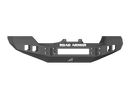 Road Armor 512R0B 2007-2018 Jeep Wrangler JK Winch Front Bumper with Base Guard and Square Light Holes - Satin Black-BumperStock